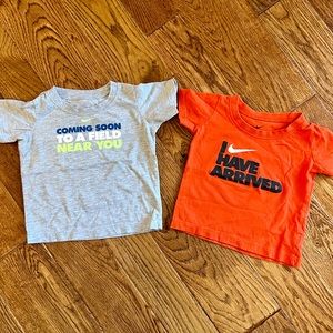 Nike boys 12 month t-shirts